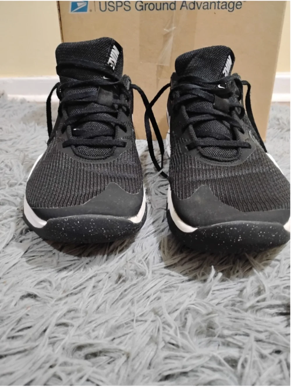 Nike Precision 5 Men Size 12 Black White Athletic Shoes Sneakers CW3403-003